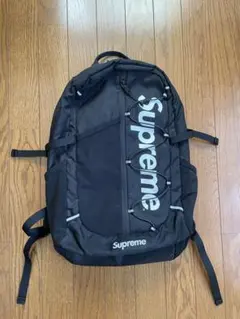 美品　17ss Supreme バックパック ブラックのサムネイル