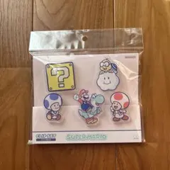 スーパーマリオ アクリルクリップ パステルカラー