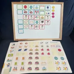 metete スケジュールボード　おうちのようびぼーど
