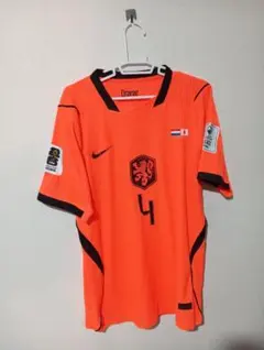 オランダ代表　ファン・ダイク　ユニフォーム　4番　中古品のサムネイル