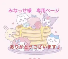 みなっせ様　専用ページ