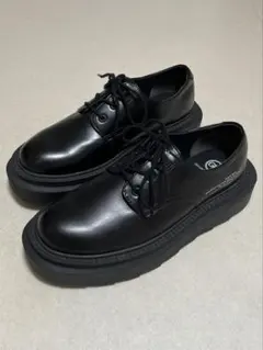 GU×UNDERCOVER チャンキーソールプレーントゥシューズ 黒 25cm