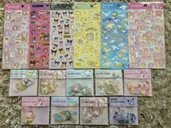 サンリオ 箔押しシール フレークシール 15点セット まとめ売り