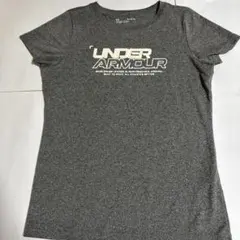 UNDER ARMOUR XL グレー Tシャツ　レディース