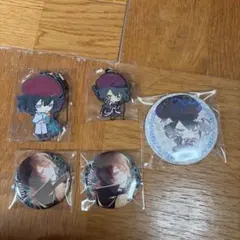 DIABOLIK LOVERS アズサ　缶バッジ ラバーストラップ 5点セット