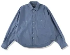 IS-NESS DUNGAREE SHIRT FADED BLUE 48 タグ付