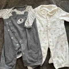 ベビー服 ロンパース・カバーオール 2点セット50〜60 60〜70サイズ