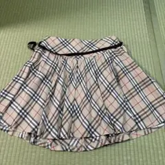 BURBERRY BLUE LABEL チェック柄 ミニスカート 38