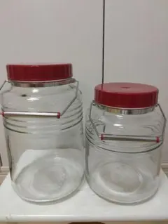 アデリア梅酒瓶 大小2個セット