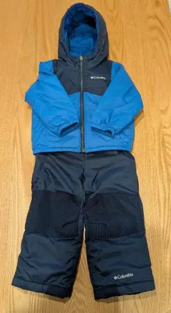 美品 コロンビア キッズ 100 スノーウェア 上下セット スキースノボー