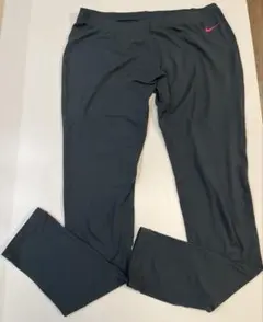 Nike スパッツ レギンス ダークグレー ピンクロゴ　S