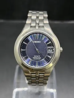 SEIKO セイコー　DOLCE ドルチェ 8F32-0260 シルバー　ブルー