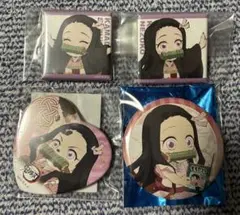 ufotable 竈門禰豆子 缶バッジ 4点セット