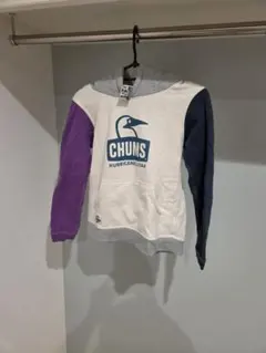 CHUMS クレイジーパターン パーカー Kids XL