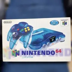 Nintendo 旧世代ゲーム機本体 NINTENDO 64 クリアブルーのサムネイル
