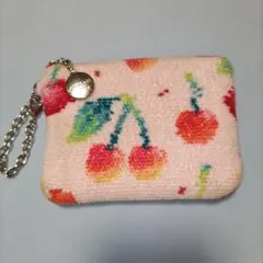 FEILER　フェイラー　チェリードット　キー＆カードポーチ　キーケース