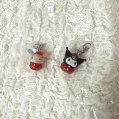 サンリオキャラクターズ いちごめじるしアクセサリー　ウサハナ　クロミ