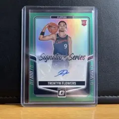 NBA PANINI Trentyn Flowers auto /49 RC