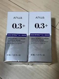 anua アヌア レチノール美容液 0.3 + 2個セット