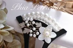 髪飾り 桜 かんざし バチ型 螺鈿 真珠母貝 パール W24010196簪