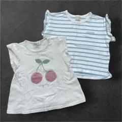 女の子Tシャツ2枚セット　80