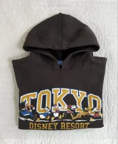 お値下げ【公式】東京ディズニーリゾート パーカー ブラウン Mサイズ
