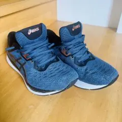 【26.5cm】ASICS ランニングシューズ ネイビー
