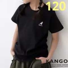 ￥3190新品antiqua KANGOLロゴ入り半袖Tシャツ黒120cmキッズのサムネイル