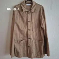 UNIQLO ベージュ シャツジャケット Mサイズ