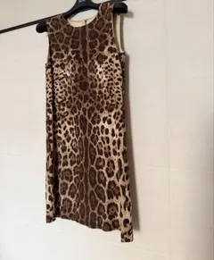 D&G ヒョウ柄 ノースリーブ ワンピース 24/38 D&G ヒョウ柄 ノースリーブ ワンピース 24/38 | Mercari
