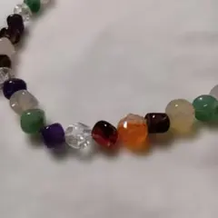 ヴィンテージ　USA 天然石ビーズ ネックレス