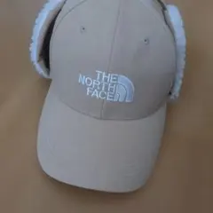 THE NORTH FACE 耳あて付きキャップ ベージュ
