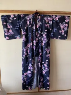 さが美 さくら柄浴衣 黒地 ピンクグラデーション - メルカリ