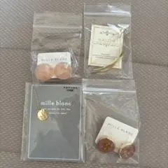 MILLE BLANC ピアスとネックレスセット