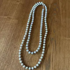 パール風2連ネックレス