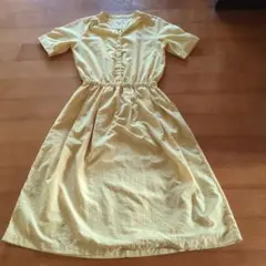 grove シャツワンピース Sサイズ イエロー