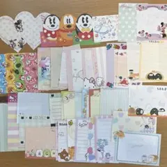 【まとめ売り】キャラクターメモ帳(ディズニー・サンリオなど46枚)