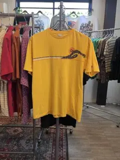 オーシャンパシフィック サーフ系 グラフィック　半袖Tシャツ イエロー　Mサイズのサムネイル