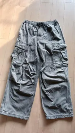 GU カーゴパンツ ウエストゴム