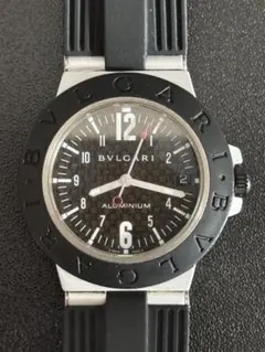 【kk.net様】専用ブルガリ メンズ　腕時計　AL38TA 自動巻　黒/白 OH済】ブルガリ メンズ 腕時計 AL38TA 自動巻 黒/白 BVLGARI 自動巻き