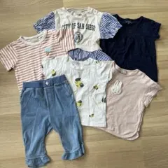 女の子80サイズ　夏服　まとめ売りのサムネイル