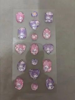 マイメロディ　クロミ　ストーンシール