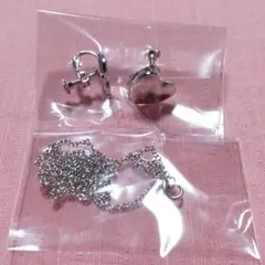 【新品未開封】3COINS　スリコ　イヤリング　ネックレス　2点セットのサムネイル