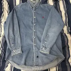 90s Ralph Lauren ラルフローレン ポロカントリー デニムシャツ