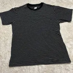 ストライプ Tシャツ ブラック/ホワイト