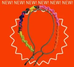 カラフル編みスマホショルダーストラップ