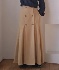 AKTE ロングスカート ベージュのサムネイル