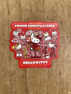 ハローキティ ルミネクリスマス2025 ステッカー