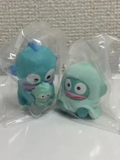 ハンギョドン ガチャガチャ 2つセット おふとんかぶりっこ ぬいぐるみといっしょ