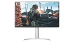 【元箱付美品/スタンド新品】LG 31.5型 4Kモニター 32UP550N-Wのサムネイル
